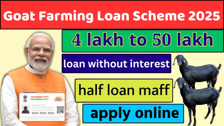 Goat Farming Loan Scheme 2025