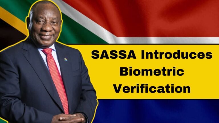 SASSA Introduces Biometric Verification