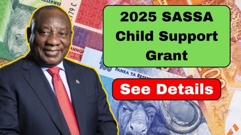 2025 SASSA Child Support Grant